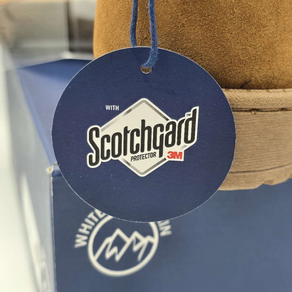 NIB White Mountain Inspo Leather & Faux Fur Ankle Booties, Whiskey/Suede, Sz. 10 - Picture 3 of 16